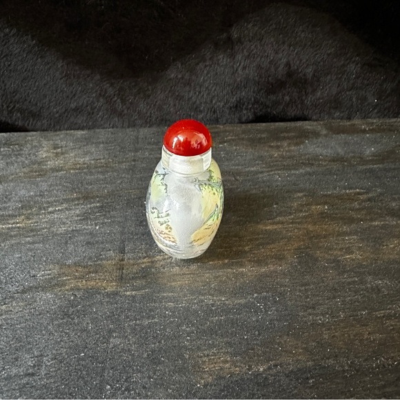 Chinese Snuff Bottle | Inside Hand Painting | Great Wall - Picture 5 of 10